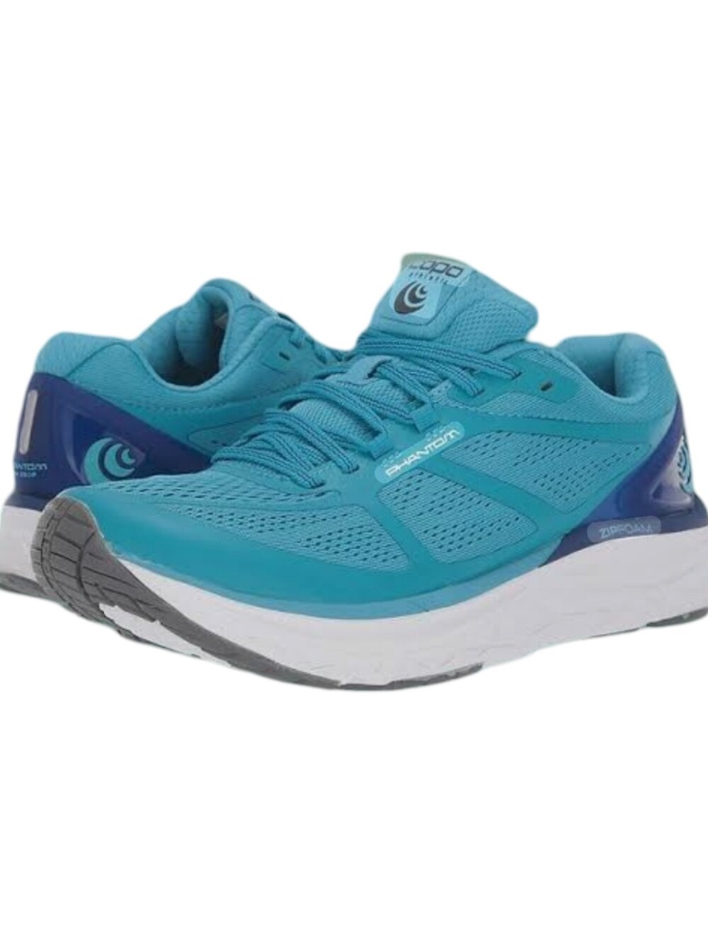 Topo Atheletic Women's Teal Phantom Lace-Up Running Shoes Size 7.5
